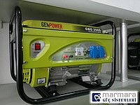 3.5 kVA Benzinli Portatif Genpower Jeneratör GBG 3500