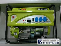 5.5 kVA Benzinli Portatif Genpower Jeneratör GBG 5500