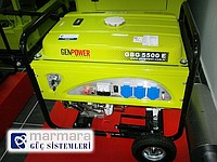5.5 kVA Benzinli Marşlı Portatif Genpower Jeneratör GBG 5500 E