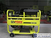 8,5 kVA Benzinli Marşlı Portatif Genpower Jeneratör GBS 100ME