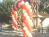 Zincir balon ve tak organizasyonu,figürlü ve çubuklu balonlar