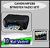 CANON MP280 BİTMEYEN KARTUŞ + MÜREKKEPLİ YAZICI SETİ