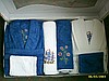 İHRACAT KALİTESİ — TURKUAZ RENKLİ HAVLU BORNOZ TAKIMI