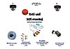 Dome kamera ekonomik set güvenlik kamera sistemi laptop pc uyumlu