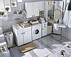 MODERN BANYO DOLABI MODELLERİ,LAKE BOYALI,AKRİLİKBOYALI,MEBRAN KAPAK
