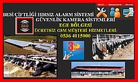 Besi Çiftliği Hırsız Alarm Sistemi yurt geneli