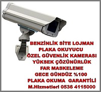 Benzinlik Site Lojman Plaka Kamerası Gece Gündüz %100 OKUMA
