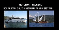 Motoryat Yelkenli Solar Kablosuz Sim Kartlı Alarm