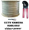 2 + 1 KAMERA KABLOSU CCTV 2 DAMAR İSTEDİĞİNİZ MT