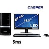 Casper CD.HBE6500F Dual Core E6500 2.93GHz 2GB 320GB Windows 7 Masaüstü Bilgisayar