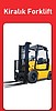 KİRALIK FORKLİFT İKİTELLİ ORGANİZE SANAİ SİTELERİNE VE TÜM İSTANBULA