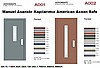 American Axxon Safe Asansör Kapıları