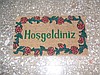 Klasik Koko Paspas - Hoşgeldin Baskılı  40 x 70 cm. www.pozitifco.com POZİTİF Tel: 0.232.457 70 33