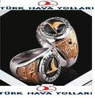 TÜRK HAYA YOLLARI PERSONEL YÜZÜKLERİ :89 TL-DİR.