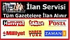 SERİ İLAN GAZETE İLANLARINIZ UYGUN FİYATA ALINIR.