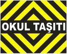 OKUL TAŞITINA KAMERA+DUR LEVHASI +OKULTAŞITI YAZILARI  VE ARAÇ PROJELENDİLİR