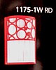1175-1W RD DAMLA KIRMIZI DUVAR AVİZESİ