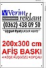 200x300 cm 440 gr Vinil Branda Afiş