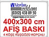 400x300 cm 440 gr Vinil Branda Afiş