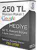 ALORA WEB TASARIM-GOOGLE ADWORDS PAKETİ 1
