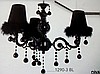 1290-3 BL DİVA SİYAH AVİZE