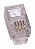 TELEFON SOKETİ 4 PİN İNCE (100Lük Paket)