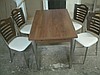 AÇILIR MASA 4 ADET AHŞAP SIRTLI SANDALYE 270 TL