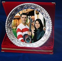 Özel Kadife Kutulu Baskılı Tabak Plaket