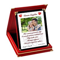 Sevgililer Gününe Özel Plaket