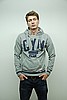 12001 KAPŞONLU SWEATSHIRT GRİ MLJ