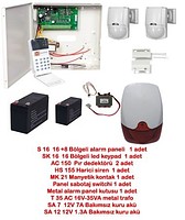 S-16 16 Zone Alarm Paneli Seti MONTAJ