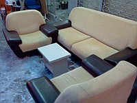 DERİ KOLLU, YENİ MODEL, EV ve BÜRO İÇİN İDEAL MİSAFİR KOLTUĞU