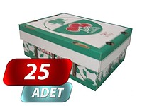 (3 kg.lik)Kapaklı Erik & Kiraz Kutusu (elle kurmalı)