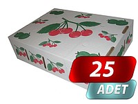 (5 kg.lik)Kapaklı Erik & Kiraz Kutusu (elle kurmalı)