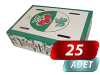 (7 kg.lik)Kapaklı Erik & Kiraz Kutusu (elle kurmalı)