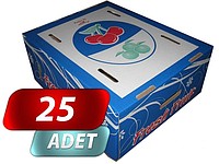(10 kg.lik) Kapaklı Erik & Kiraz Kutusu (elle kurmalı)