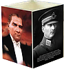 Resimli mum baskı