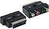 SCART ADAPTÖR 3 RCA + S VIDEO SWITCH