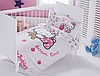 Gaziantep Hello Kitty Ribbon Lisanslı Bebek Nevresim Takımı