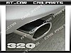 BMW Chrome Exhaust tailpipe Tip (Fits: BMW 320)
