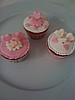 White & pink cupcakes
