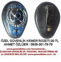 GÜVENLİK KEMER ROZETİ 25-TL