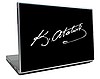 Atatürk İmzası laptop sticker
