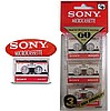 Sony MC-60 Micro Kaset ses kayıt cihazı mikro kaseti 9 adet
