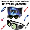 3 BOYUTLU AKTİF BLUETOOTH VE IR BAĞLANTILI UNIVERSAL 3D GÖZLÜK