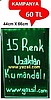 YAZ SİL NEON TABELA UZAKTAN KUMANDALI  44cm X 66cm