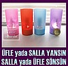 Üfleyince Alkışlayınca Yanıp Sönebilen Led Mum2