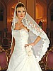 STRAPTEZ DRAPELİ İŞLEMELİ GELİNLİK A006