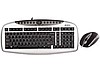 A4 TECH KB-21 Ps2 Siyah MM Klavye + OP-3D Mouse