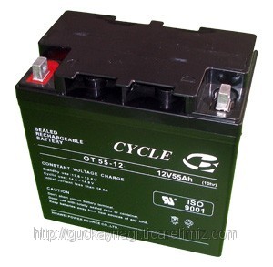 ankara,kuru akü,kuru bakımsız akü,ups aküsü,güç kaynağı aküsü,cycle akü,cycle kuru akü,kuru batarya,12v 55ah akü, 12V 55AH Cycle Kuru Akü